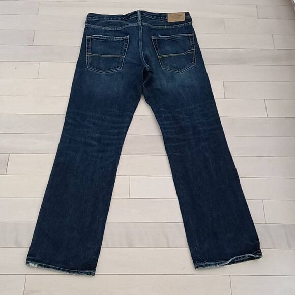 Abercrombie and Fitch Mens  Straight Leg Jeans Blue W32 L32 - Picture 2 of 5